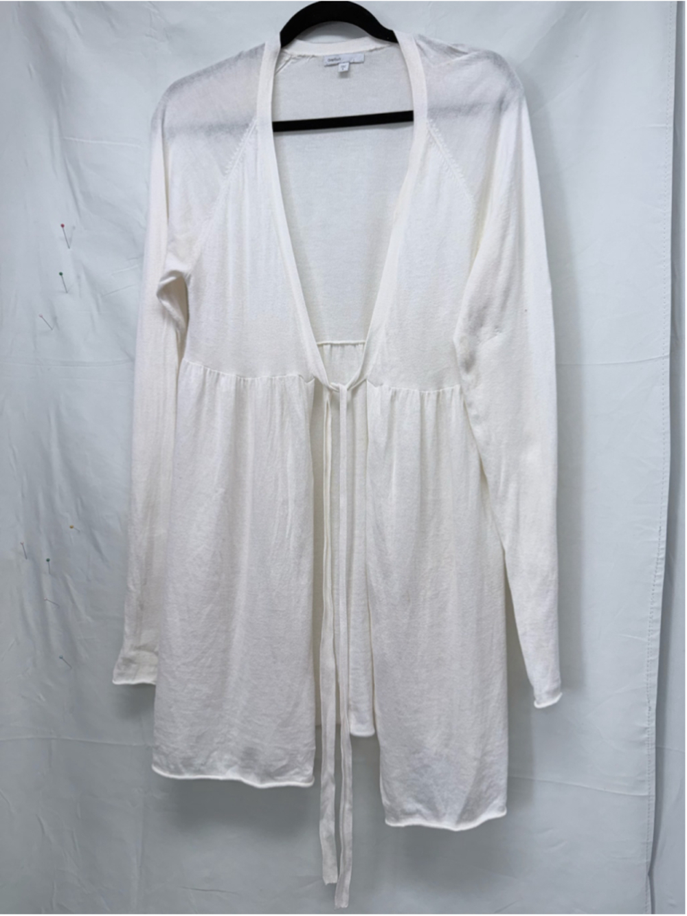Women's Gap Body White Cardigan Sweater Size L